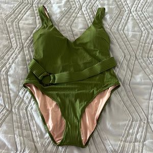 J.Crew Wide Rib Belted One Piece